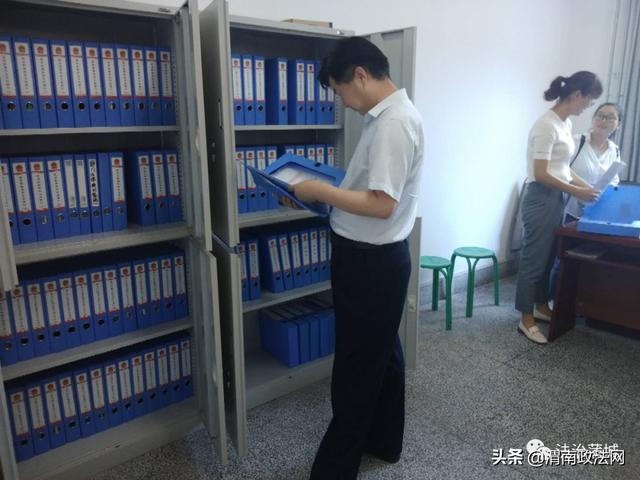 蒲城县司法局赴合阳县学习交流法治政府创建工作