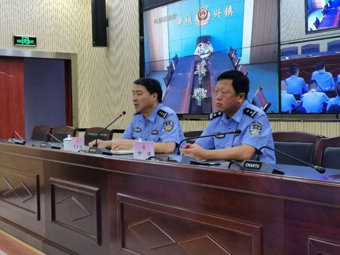 蒲城县公安局组织召开参加全省"双达标"警务实战技能理论考试部署动员会
