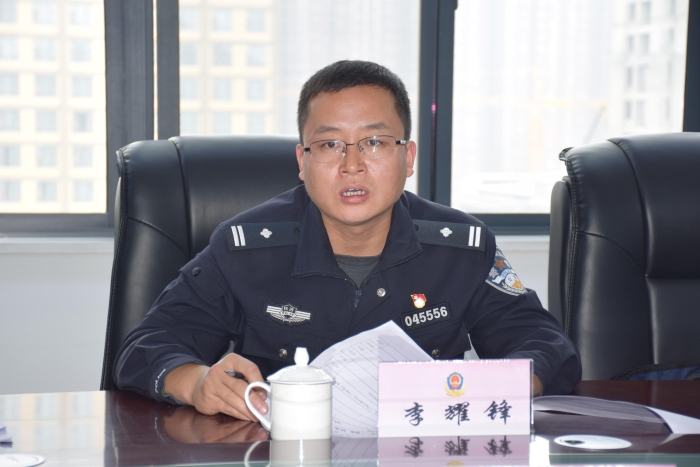 渭南市公安局党委委员、副局长张鑫深入蒲城县公安局督导重点工作