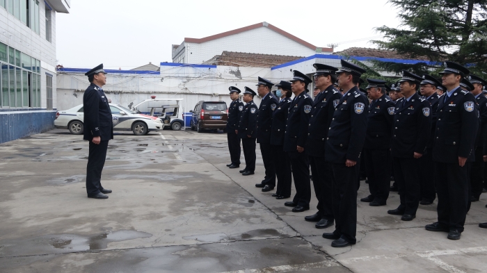 蒲城县公安局组织开展全县公安机关集中观摩活动